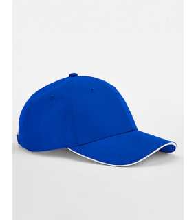 Unisex šiltovka (Beechfield Team Sports-Tech Cap) > modrá (bright royal) / biela