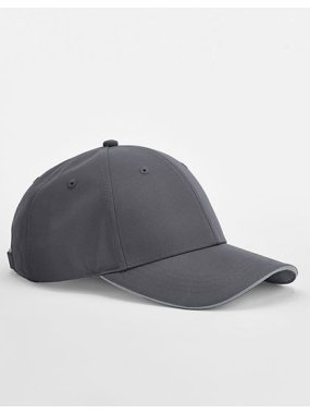 Unisex šiltovka (Beechfield Team Sports-Tech Cap) > šedá (graphite) / šedá (light)