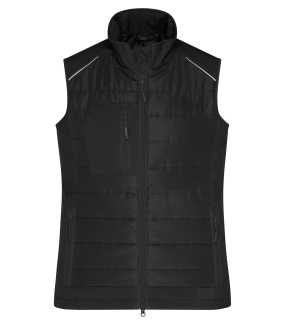 Dámska vesta (JN Ladies Hybrid Vest) > čierna / čierna > M