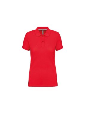 Dámska polokošeľa (LADIES' SHORT-SLEEVED POLO SHIRT) > červená > XS