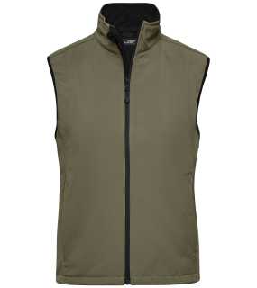Dámska softshell vesta (JN Ladies' Softshell Vest) > zelená (olive) > 2XL