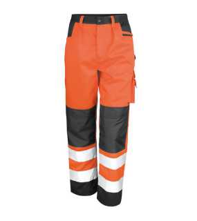 Unisex pracovné nohavice (RESULT SAFETY CARGO TROUSER)>oranžová (fluorescent)>34R