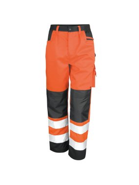 Unisex pracovné nohavice (RESULT SAFETY CARGO TROUSER)>oranžová (fluorescent)>44R