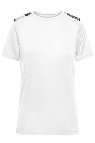Dámske tričko (DAIBER Ladies Sports Shirt) > biela / čierna > S