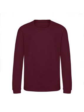 Detská mikina (Just Hoods KIDS AWDIS SWEAT) > bordová > 7/8