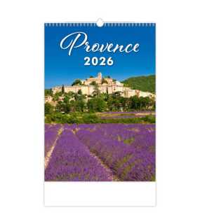 Nástenný kalendár (Provence 2026) - 31,5 x 52 cm