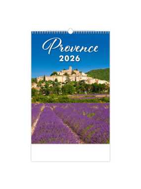 Nástenný kalendár (Provence 2026) - 31,5 x 52 cm