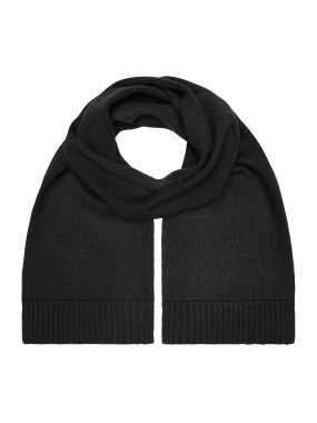 Šál (MB Melange Scarf Basic) > čierna
