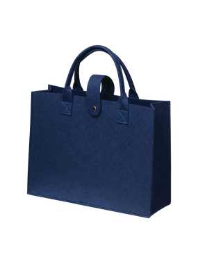 Plstená taška RPET > modrá (dark)