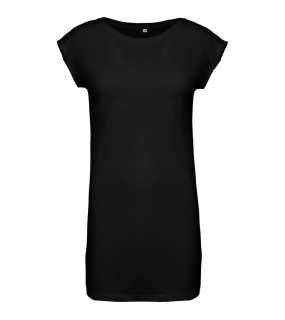 Dámske dlhé tričko (KARIBAN LADIES' LONG T-SHIRT) > čierna > L/XL