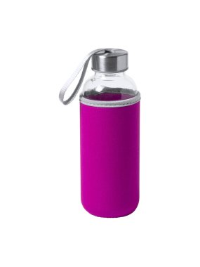 Sklenená flaša > ružová(fuchsia)