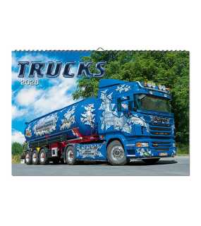 Nástenný kalendár (Trucks 2026) - 48,5 x 34 cm