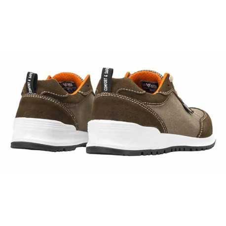 Pánska obuv (V-PRO METAL-FREE SRC S1P SHOE) > hnedá / oranžová > 36