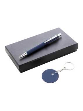 Sada pera a prívesku na kľúče > modrá (dark)