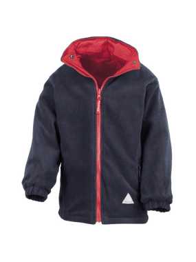 Detská bunda (RESULT JUNIOR REVERSIBLE STORMSTUFF JACKET)>červená / modrá (navy)>2XS