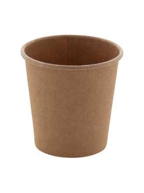 Papierový téglik, 120 ml > béžová