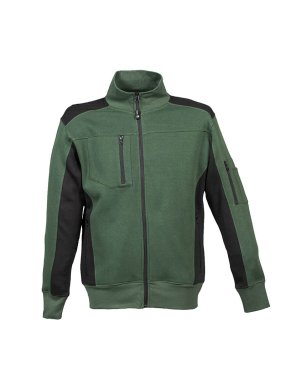 Pánska mikina (Cambridge by JR) > zelená / čierna > 3XL