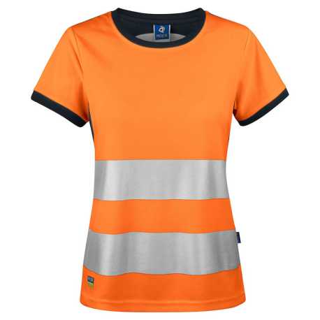 Dámske tričko (PROJOB T-SHIRT WOMEN EN ISO 20471-CLASS 2/1) > oranžová > XS