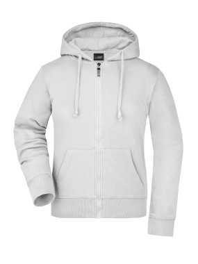Dámska mikina (JN Ladies' Hooded Jacket) > biela > S