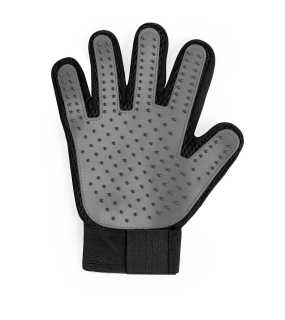 Rukavice na vyčesávanie srsti > čierna