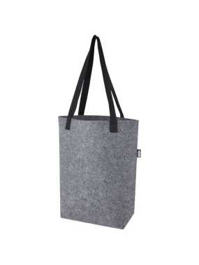 Felta GRS nákupní taška z recyklované plsti se širokým dnem 12 l > šedá (medium)