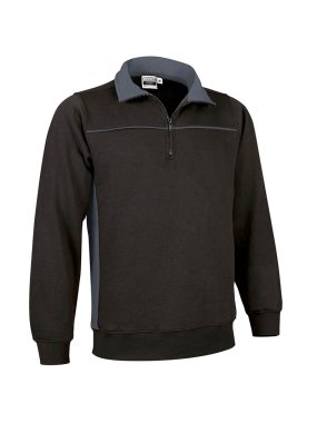 Unisex mikina (THUNDER) > čierna / šedá (cement) > XL