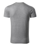 Pánske tričko (MALFINI Slim Fit V-neck) > sivá (tmavý melír) > 2XL