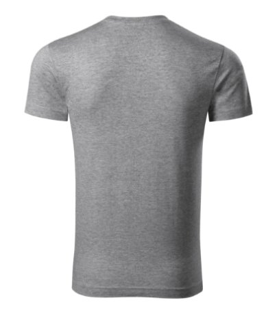 Pánske tričko (MALFINI Slim Fit V-neck) > sivá (tmavý melír) > 2XL