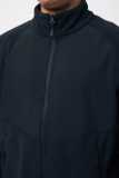 Micro fleece bunda na zips Iqoniq Talung z rec. polyesteru > čierna > 4XL