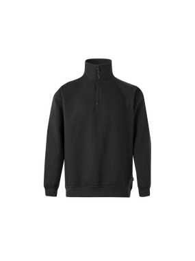 Pánska mikina (VELILLA QUARTER ZIP SWEATSHIRT) > čierna > 3XL