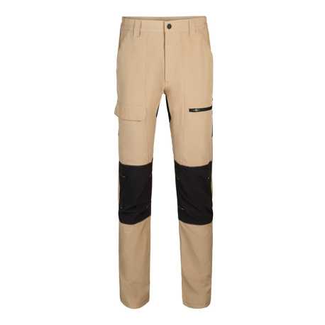 Pánske nohavice (VELILLA TROUSERS TREKKING STRETCH) > béžová (sand) / čierna > M