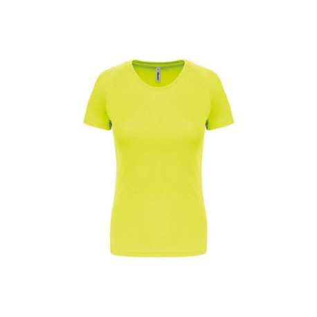 Dámske tričko (PROACT LADIES SHORT SLEEVE T-SHIRT) > žltá (fluorescentyellow) > L