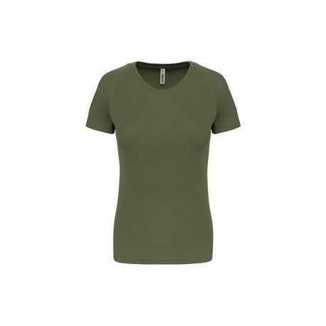 Dámske tričko (PROACT LADIES SHORT SLEEVE T-SHIRT) > zelená (olive) > L