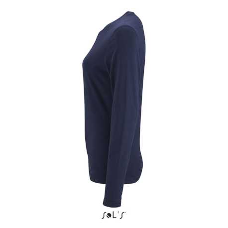 Dámske tričko (SOL'S IMPERIAL LSL WOMEN - LONG-SLEEVE T-SHIRT)>modrá (frenchnavy)>XL