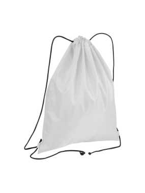 Vrecúško z recyklovaného polyesteru > biela