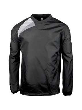 Detská mikina (Proact KIDS' RAIN SWEATSHIRT) > čierna / biela / šedá (storm) > 6/8