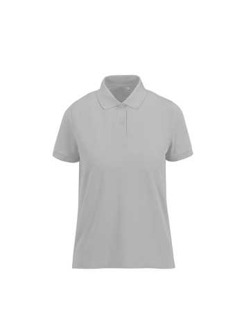 Dámska polokošeľa (B&C MY ECO POLO 65/35 /WOMEN_°) > šedá (pacific) > S