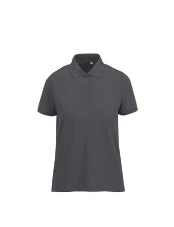Dámska polokošeľa (B&C MY ECO POLO 65/35 /WOMEN_°) > šedá (dark) > S