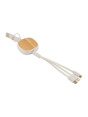 USB nabíjací kábel > biela