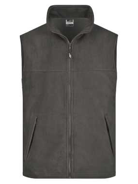 Pánska fleece vesta (DAIBER Fleece Vest) > šedá (dark) > S