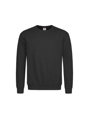 Pánska mikina(Sweatshirt STEDMAN) > čierna (opal) > S