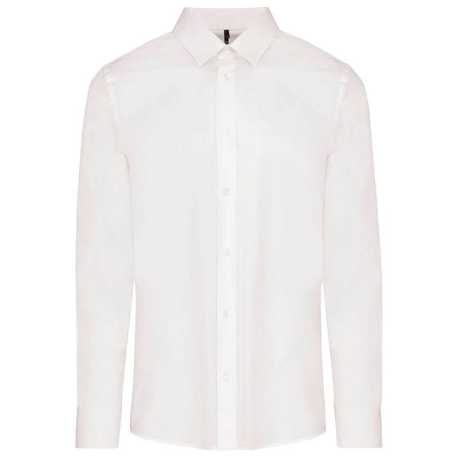 Pánska košeľa(KARIBAN MEN’S LONG SLEEVE POPLIN SHIRT) > biela > 2XL