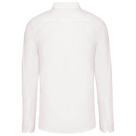 Pánska košeľa(KARIBAN MEN’S LONG SLEEVE POPLIN SHIRT) > biela > 2XL