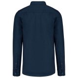 Pánska košeľa(KARIBAN MEN’S LONG SLEEVE POPLIN SHIRT) > modrá (navy) > 2XL