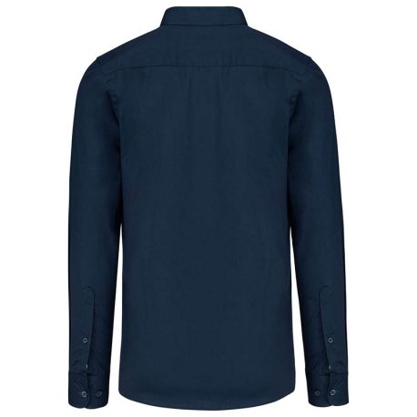 Pánska košeľa(KARIBAN MEN’S LONG SLEEVE POPLIN SHIRT) > modrá (navy) > 2XL
