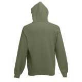 Pánska mikina (FRUIT OF THE LOOM Hooded Sweat Jacket ) > zelená (olive) > S