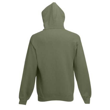 Pánska mikina (FRUIT OF THE LOOM Hooded Sweat Jacket ) > zelená (olive) > S