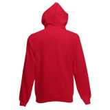 Pánska mikina (FRUIT OF THE LOOM Hooded Sweat Jacket ) > červená > S