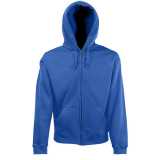 Pánska mikina (FRUIT OF THE LOOM Hooded Sweat Jacket ) > modrá (royal) > S