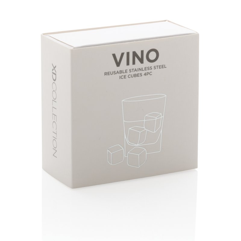 Nerezové chladiace kocky 4ks > strieborná